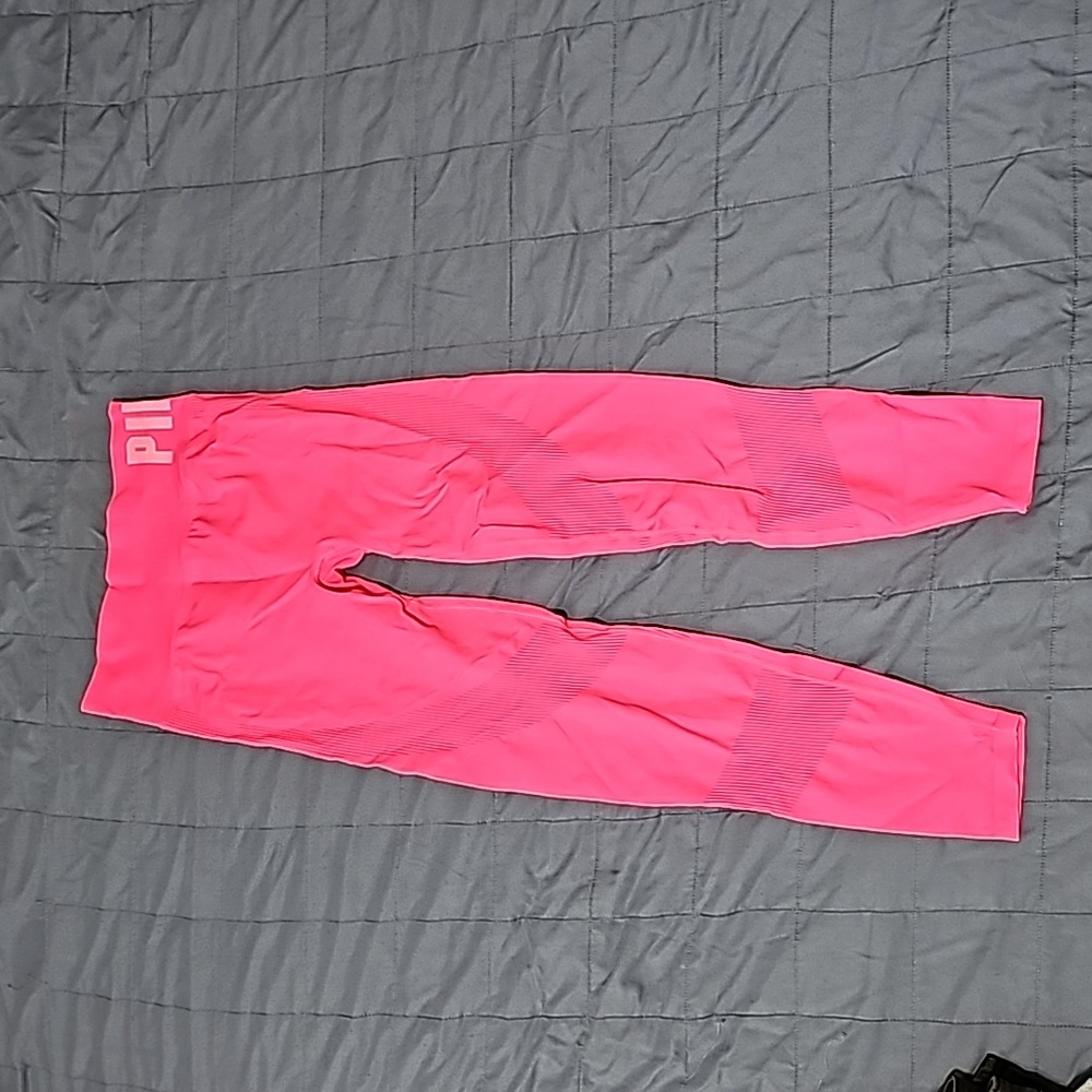 Pink active wear pants